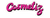 Pink 'Cosmetiz' logo on a white background